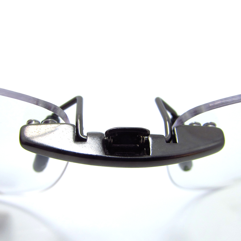 Aviator anti blue light blocking clip ons