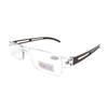 PC rimless reading glasses one piece readers rectangle ultra-transparent lens eyewear frame