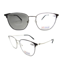 Photochromic bifocal dark grey reading sunglasses +1.50 magnification for women/men