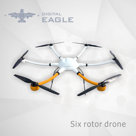 Six Rotor Drone Frame DE61600 