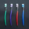 Transparent PS Handle Toothbrush with color infused inside