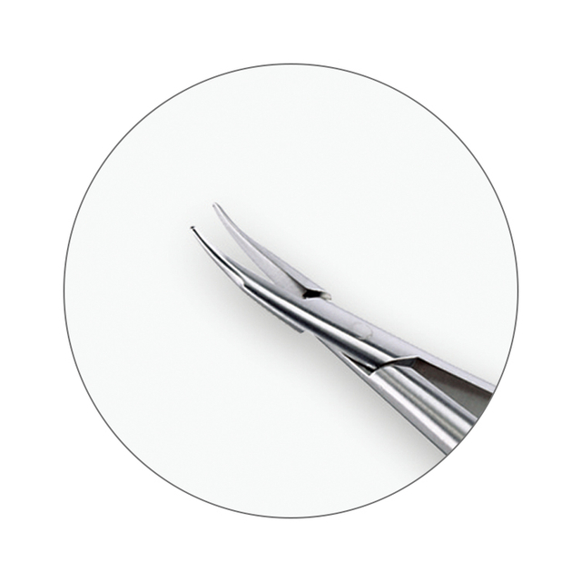 IF-6002 Stainless Steel Curved Medium Tip