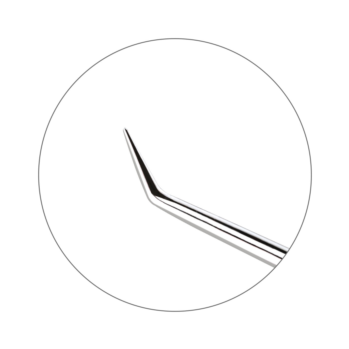 EN-8002（2.5） Stainless Steel ENT Pick 45 Degree