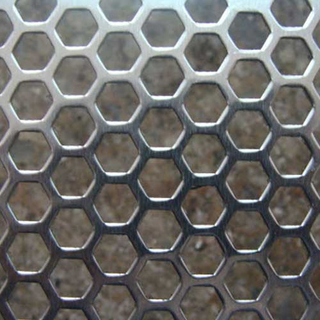 Galvanised Steel Perforated Metal Mesh