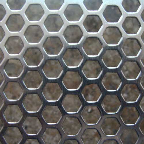 Galvanised Steel Perforated Metal Mesh
