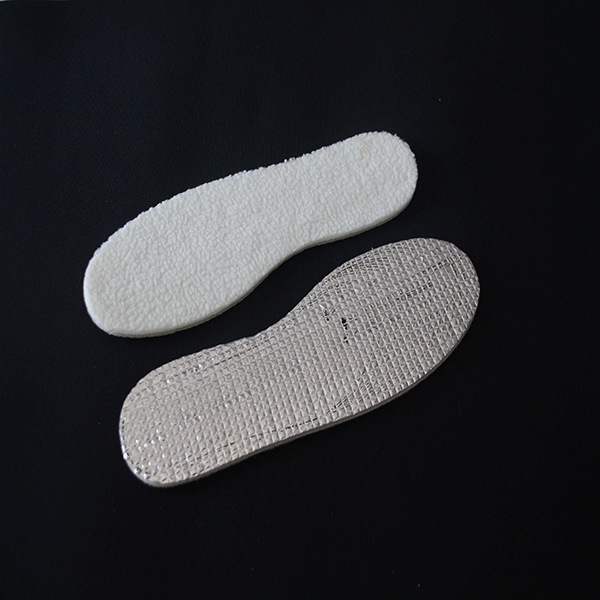 Custom Warm Wool Insole Aluminum Foil Insole for Winter