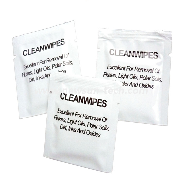 NS2-003 Low Lint Fabric Micro Fiber Optic Screen Cleaning IPA Wipes Cloth Tissue Wipe