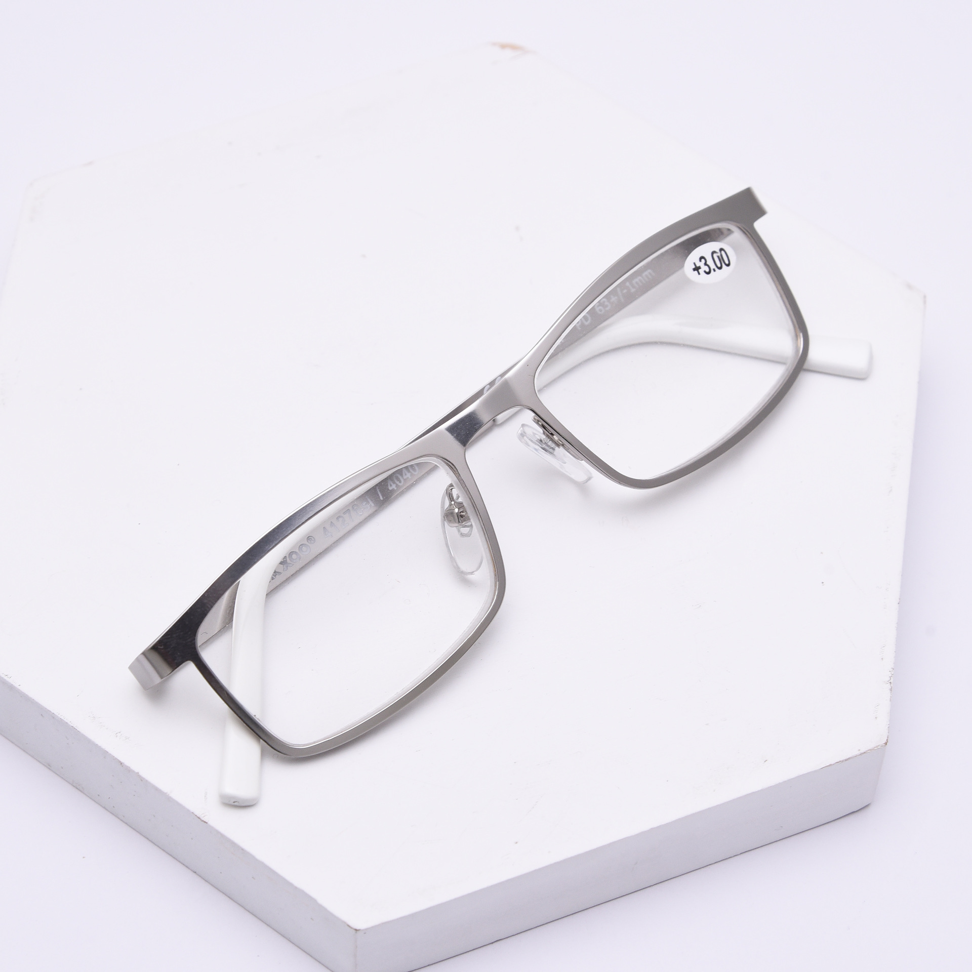 Rectangle Metal reading glasses