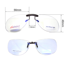 Aviator anti blue light blocking clip ons