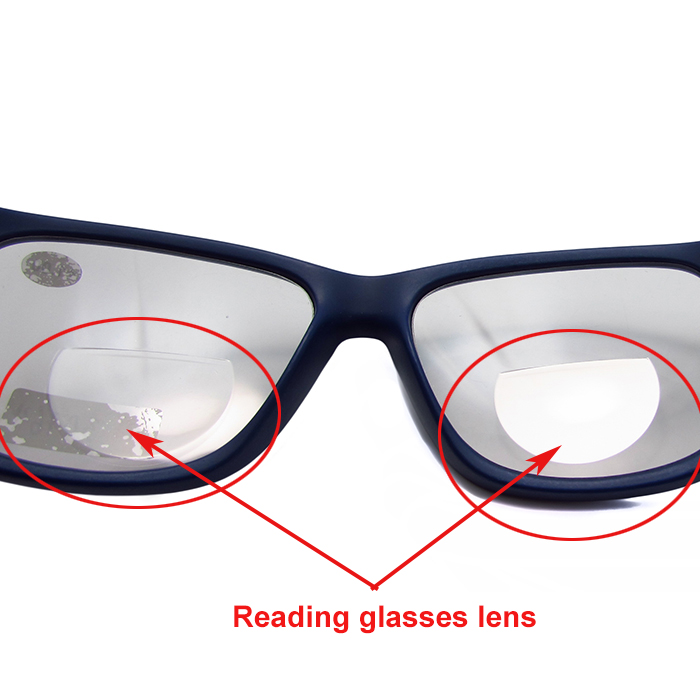 PC photochromic bifocal readers glasses 