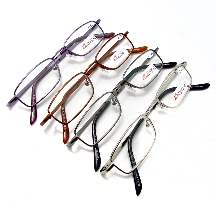 Metal reading glasses