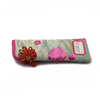 Chinese style glasses case for reading glass with national flowers made of cloth 