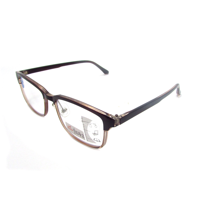 Progressive multifocus TR90 reading glasses with anti blue light