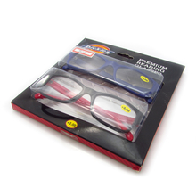 Display paper box with clear pvc window case for reading glasses eyewear package