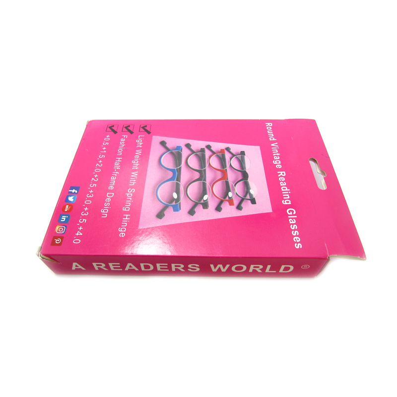 Package with clear pvc window display package box for women