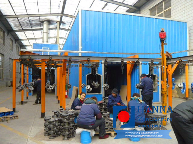 Valve &Steel Pipe Powder Coating Line