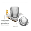 300ml Top Selling Creative Design Clear color Glass Coffee Cup