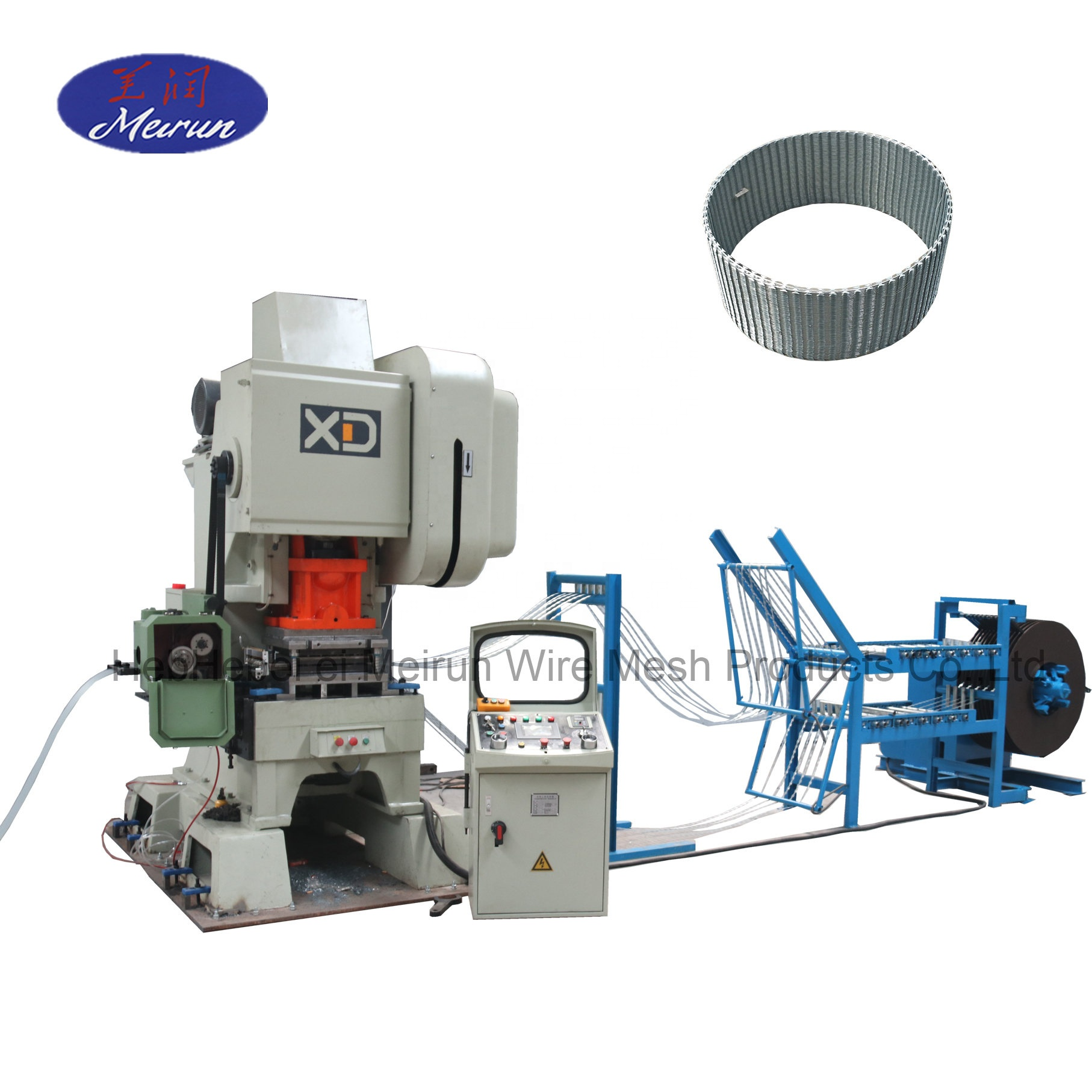 Hight Security Razor Wire Fencing Making Machine 