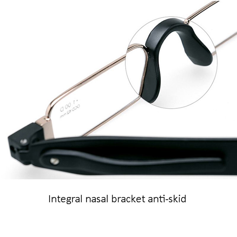 Upgraded 360 Degree Rotation Reading Glasses Ultraportability Mini Slim Folding Eyeglass Spectacles