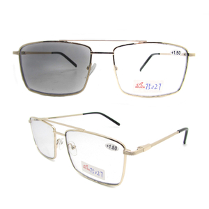 Photochromic bifocal reading glasses