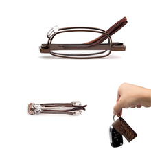 Portable Folding Reading Glasses With Case Men Women Telescopic Rotation Presbyopia Eyeglasses