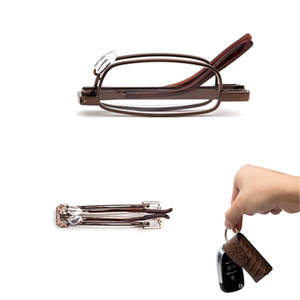 Portable Folding Reading Glasses With Case Men Women Telescopic Rotation Presbyopia Eyeglasses