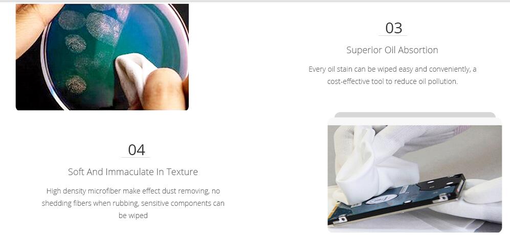 fiber cleaning tissue