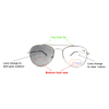 Bifocal photochromic reading glasses transition readers