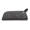 Felt cloth glasses pouch with snap fastener