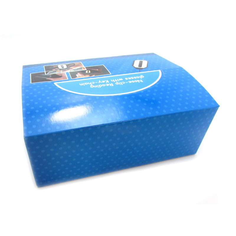 Display box for nose clip readers