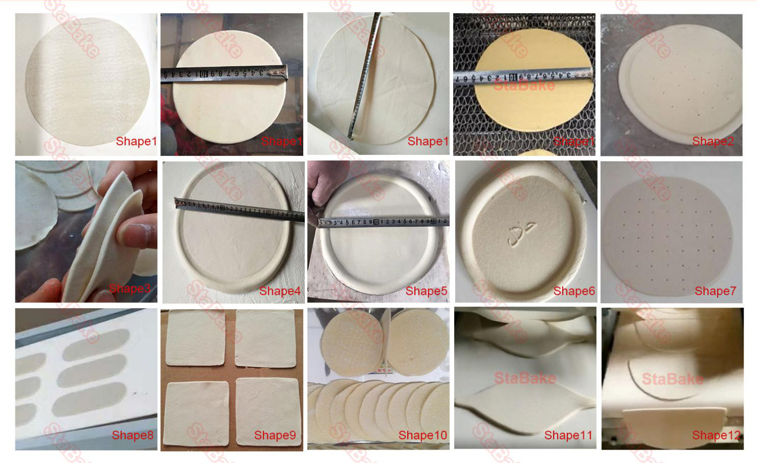 flat bread dough forming machine