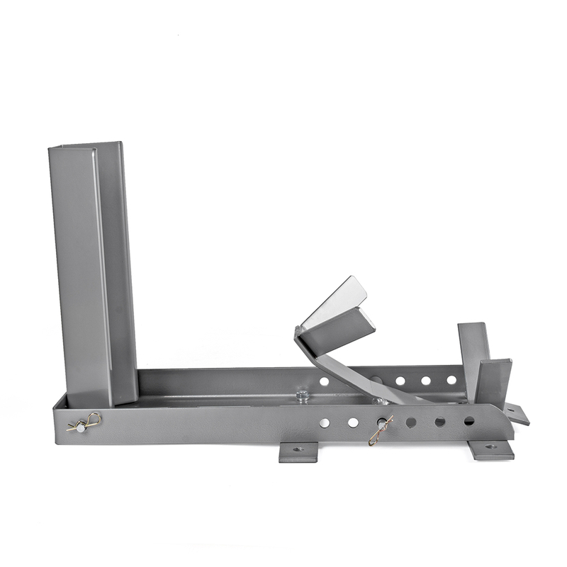 オートバイツールヘビーデューティフロントホイールチョックスタンドホルダーサポートステイ8から24インチ輸送ガレージバイク