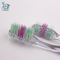 Cepillo de dientes para adultos transparente: una etiqueta de impresión lazer dentro del mango