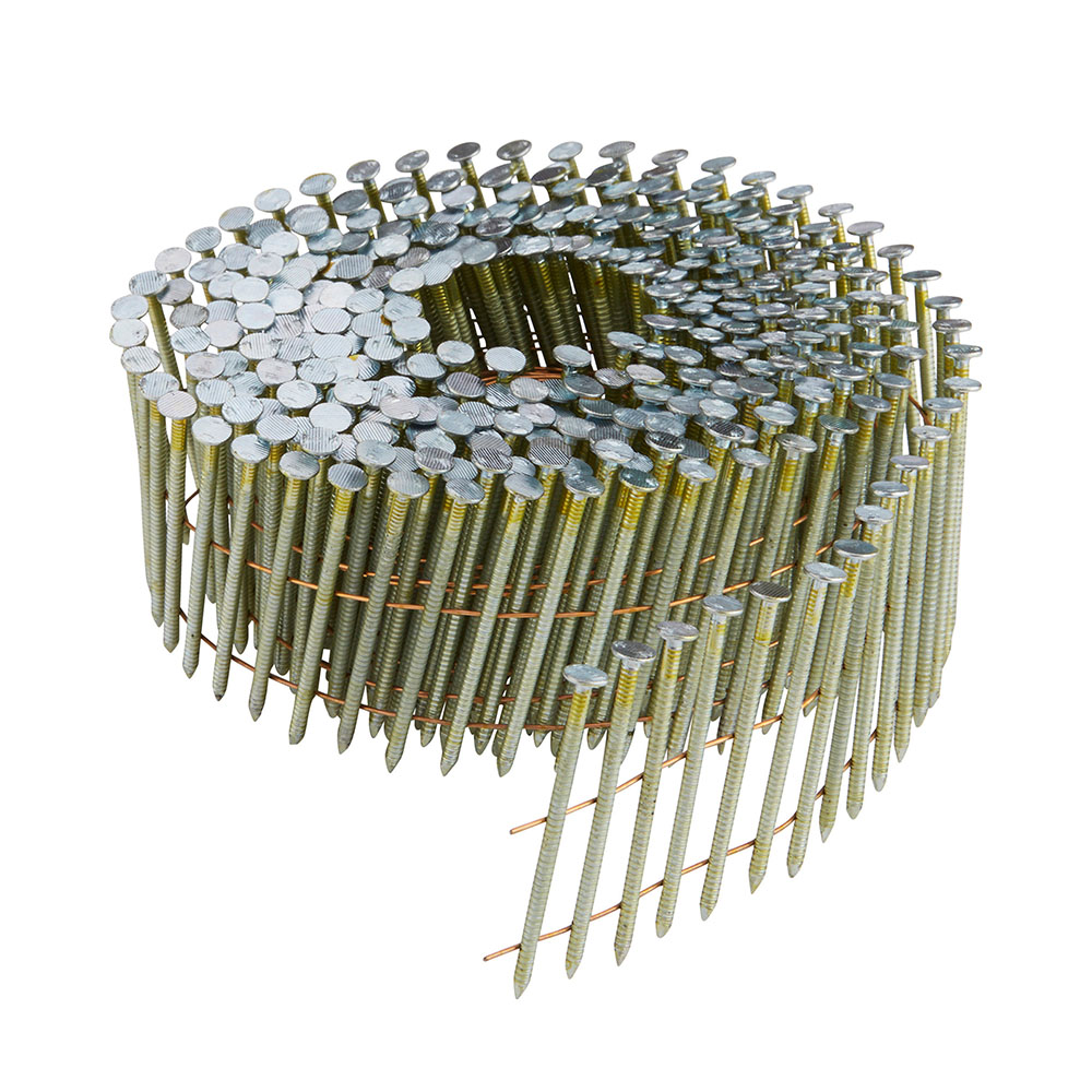 KYA 15 graders 2-1/2 tums ringskaft elektrogalvaniserade spikar