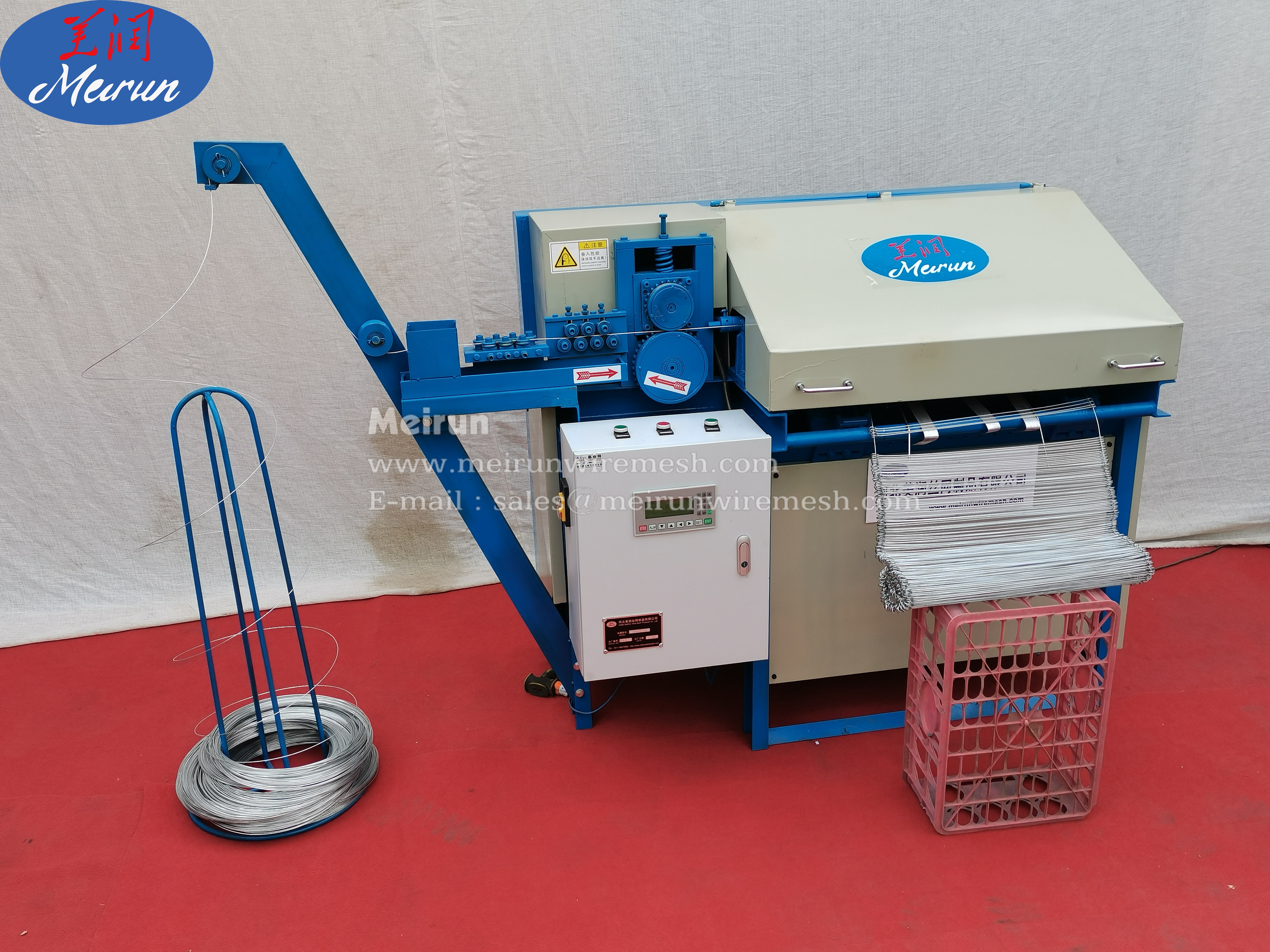 High Efficiency Full Automatic Double Loop Tie Wire Machine Popular in The World 
