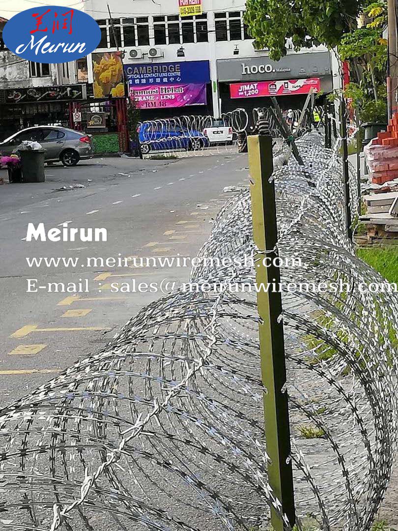 Bto and cbt razor barbed fence wire 