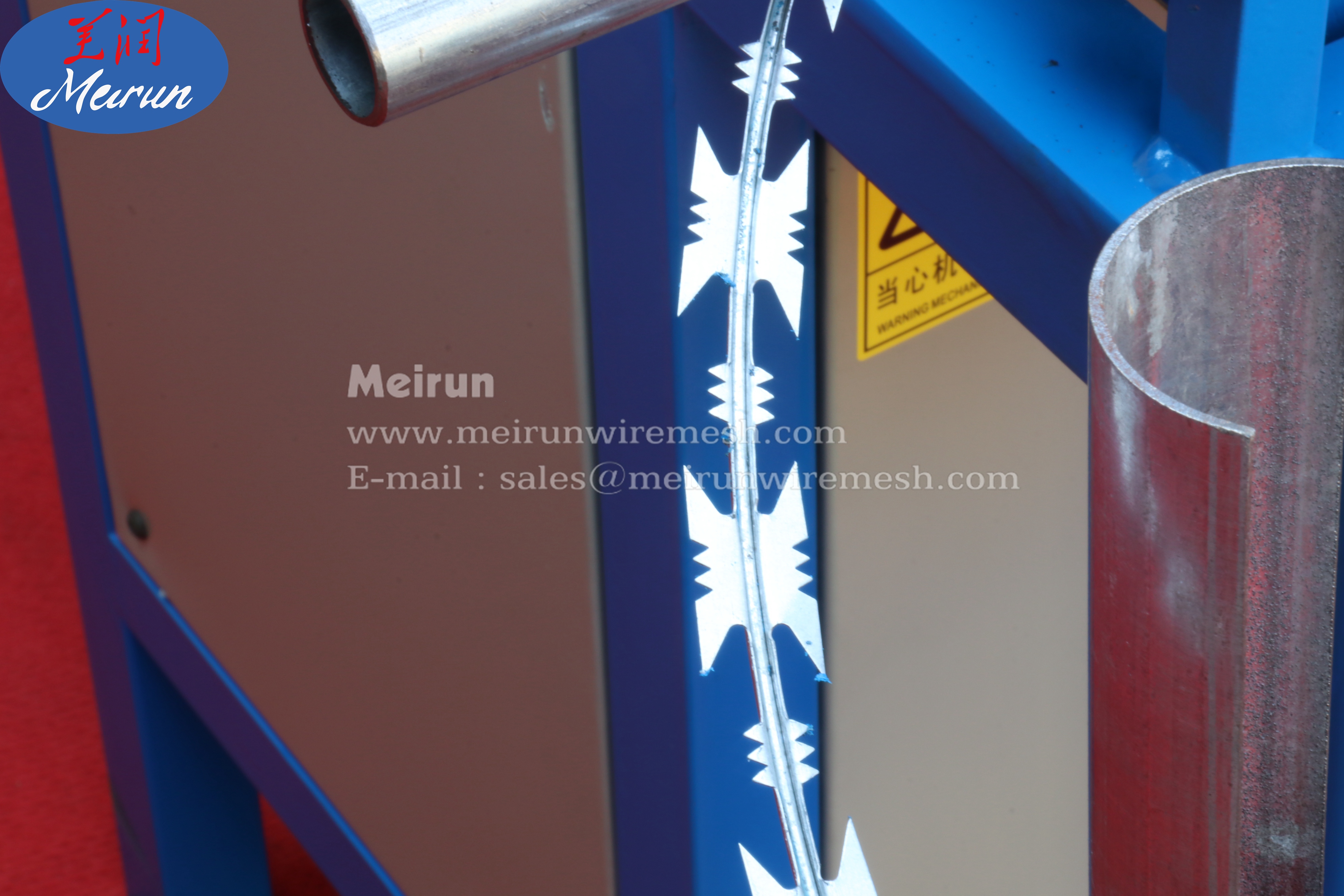 Hebei meirun best price new design Razor Barbed Wire Making Machine