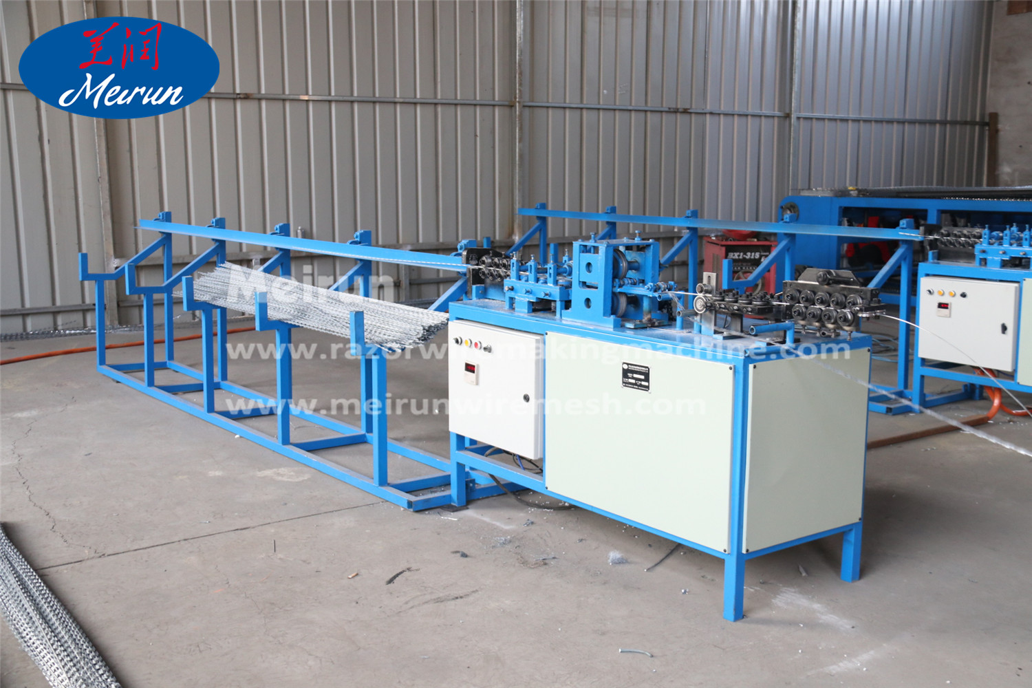 China International Standard Razor Barbed Wire Mesh Fence Welded Making Machine