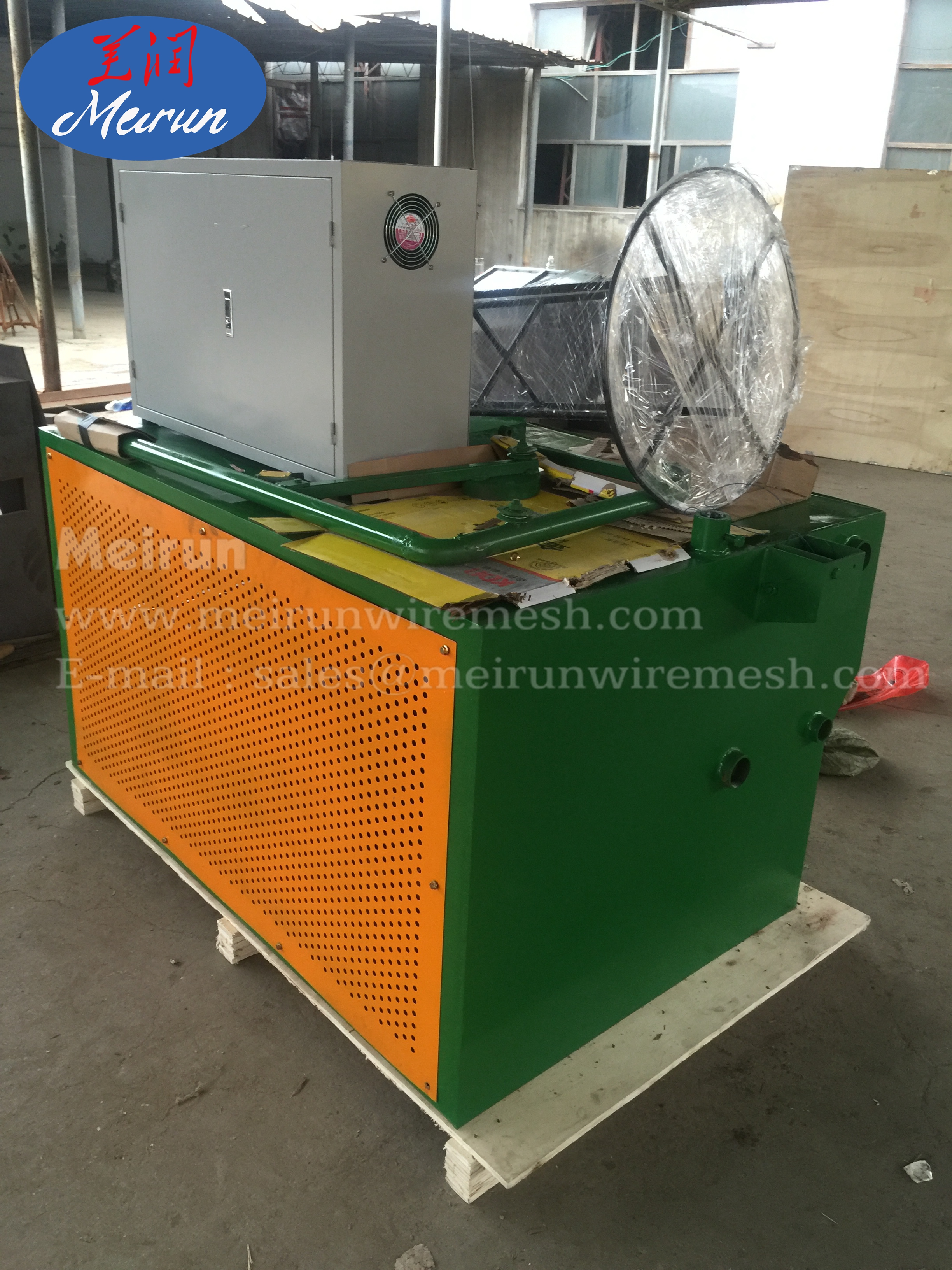 Copper wire darwing making machine ship to Iran 