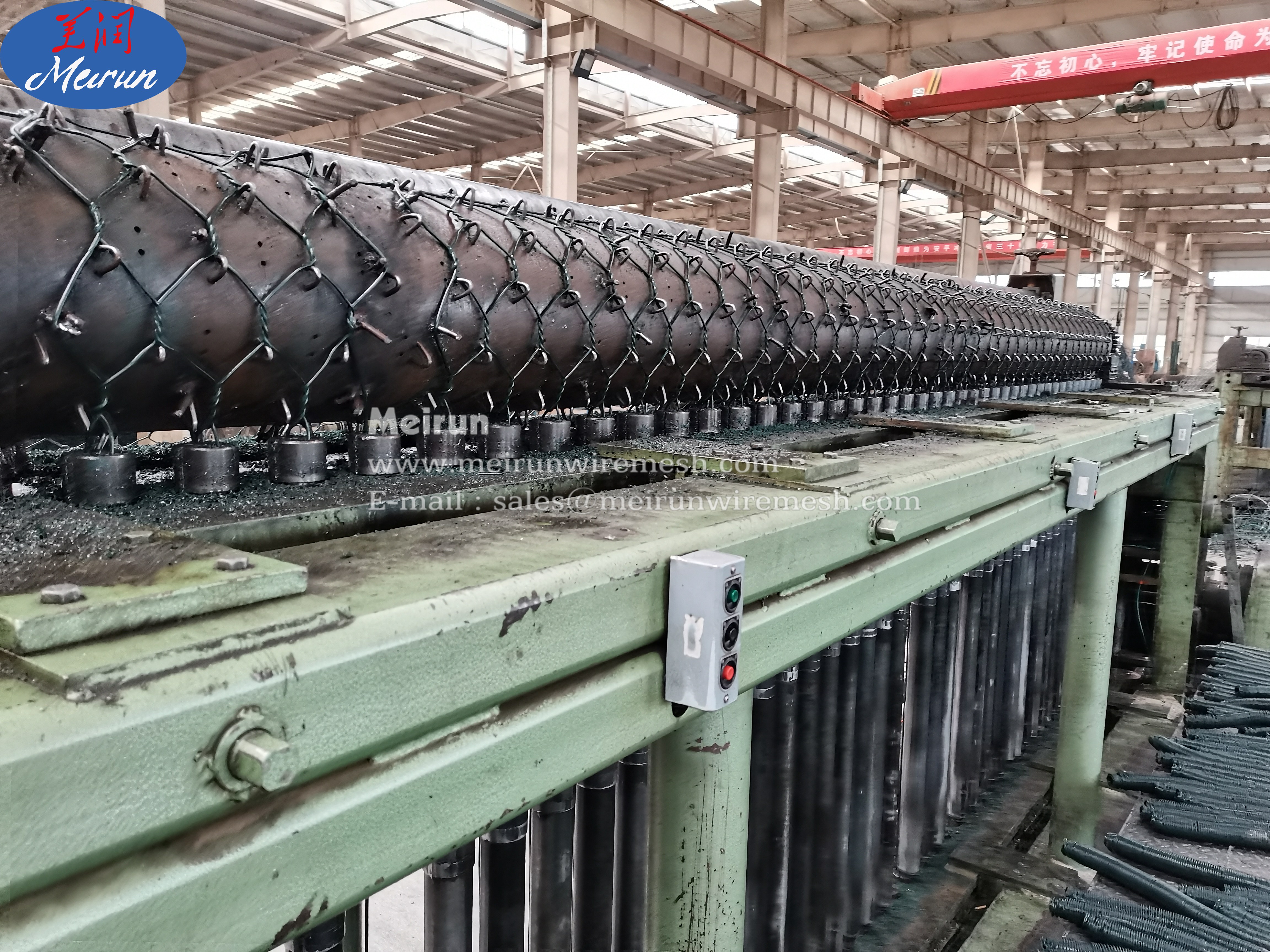 High Quality Gabion Box Machine/ Gabion Mesh Machine Used in Flood Control Flood Protection
