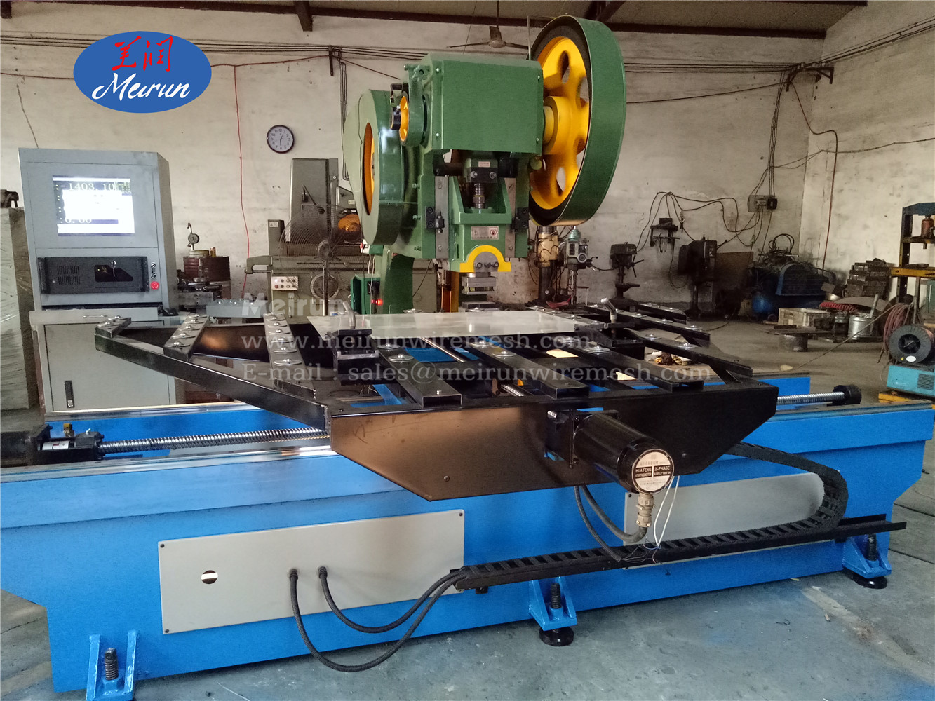 Best Service High Quality CNC Metal Mesh Machine Punching Hole Mesh Metal Sheet Perforating Machine