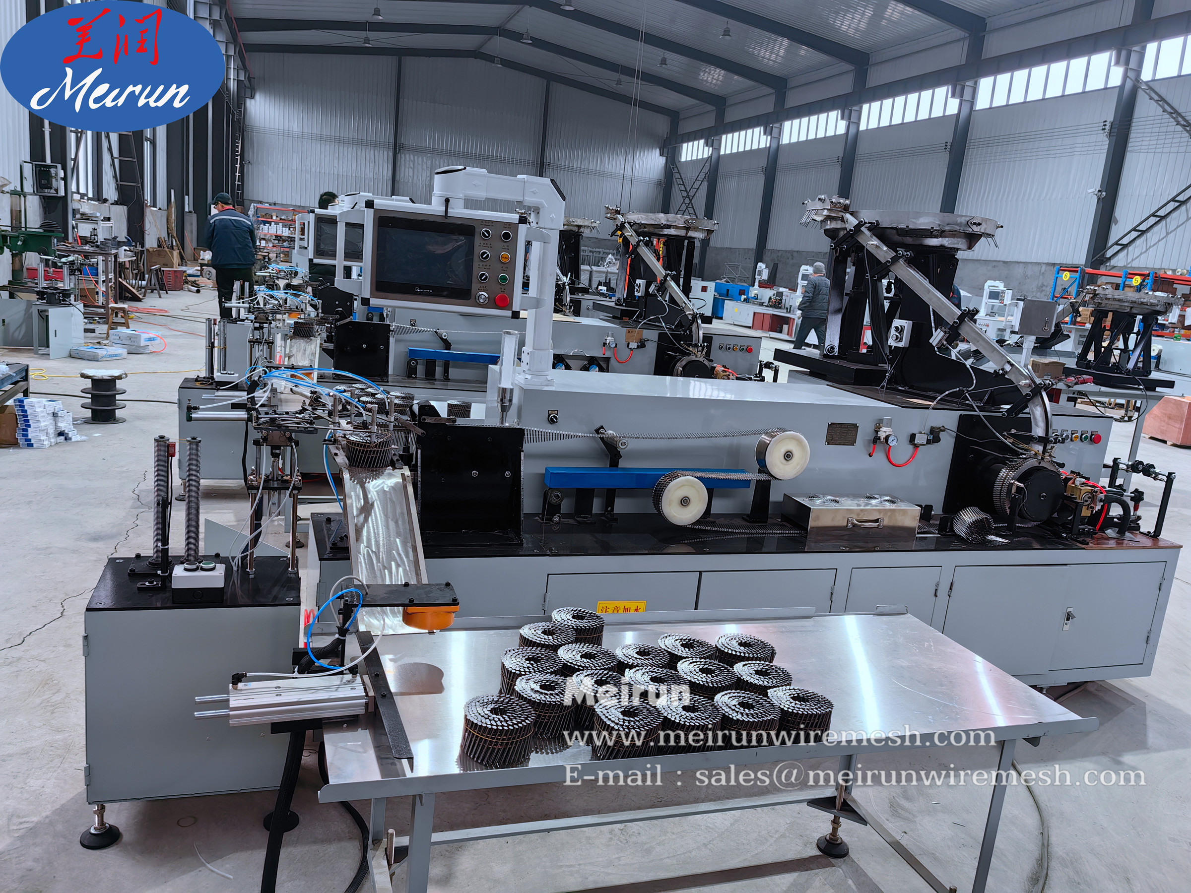 Nail Coils Rolling Making Machine 
