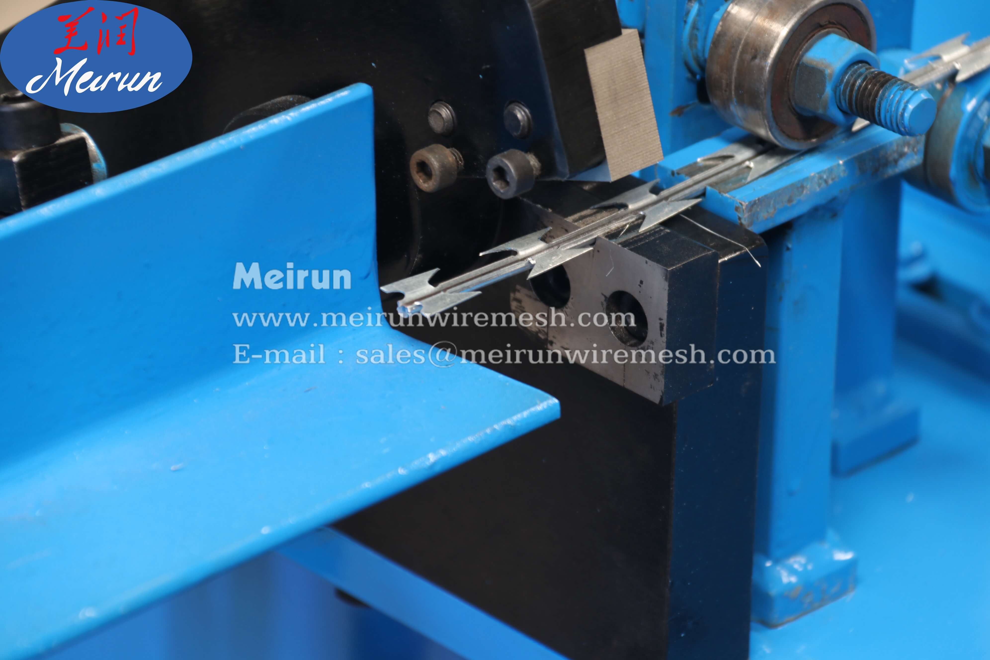 Barrier Razor Barbed Wire Welding Straight And Cutting Machine
