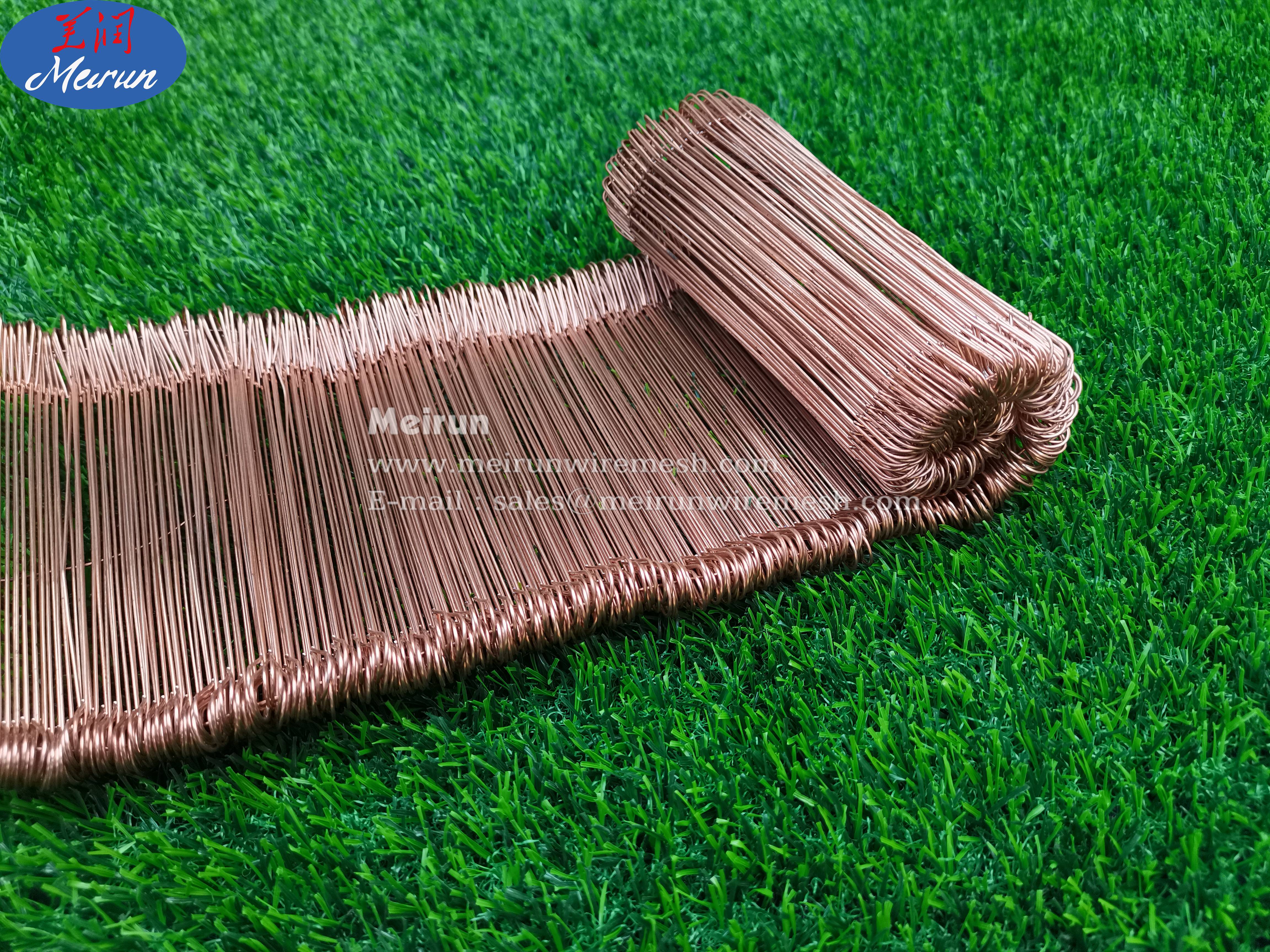 4-20 Inch Rebar Loop Ties Making Machine Double Ring Structure