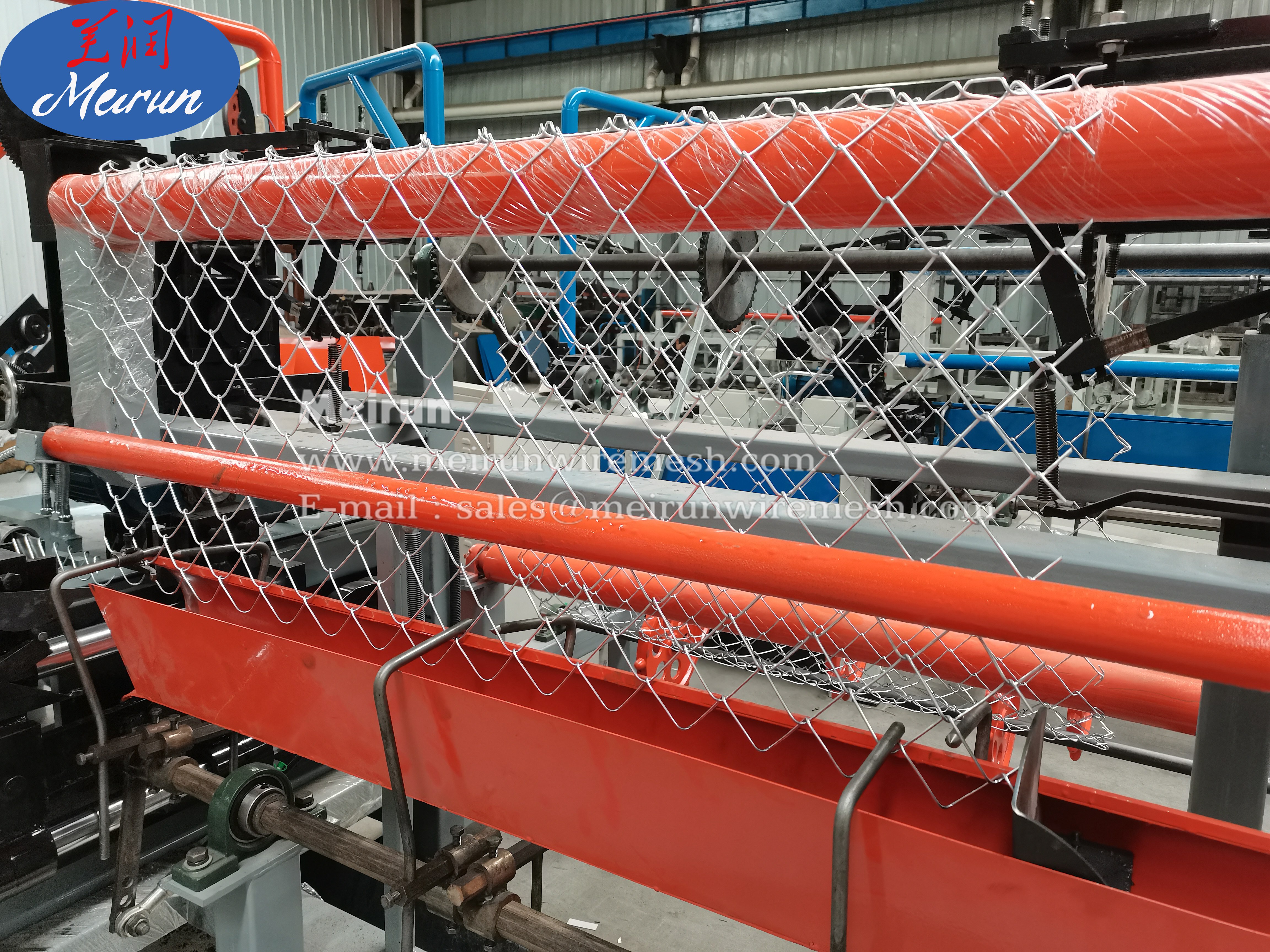 Soccer Field Chain Link Fence Manufacturing Machine