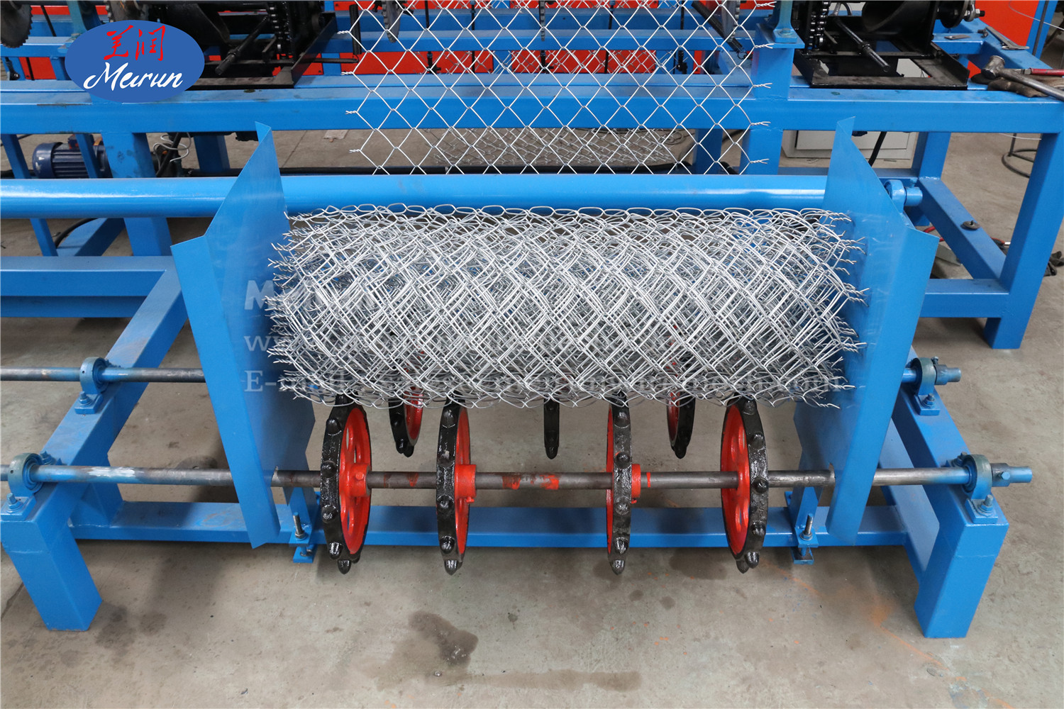 Fully Automatic Chain Link Fence Machine 3m Width