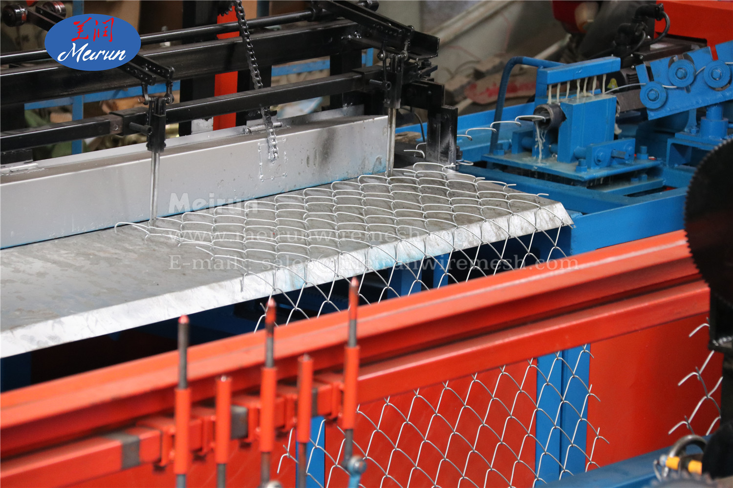 Fully Automatic Chain Link Fence Machine 3m Width