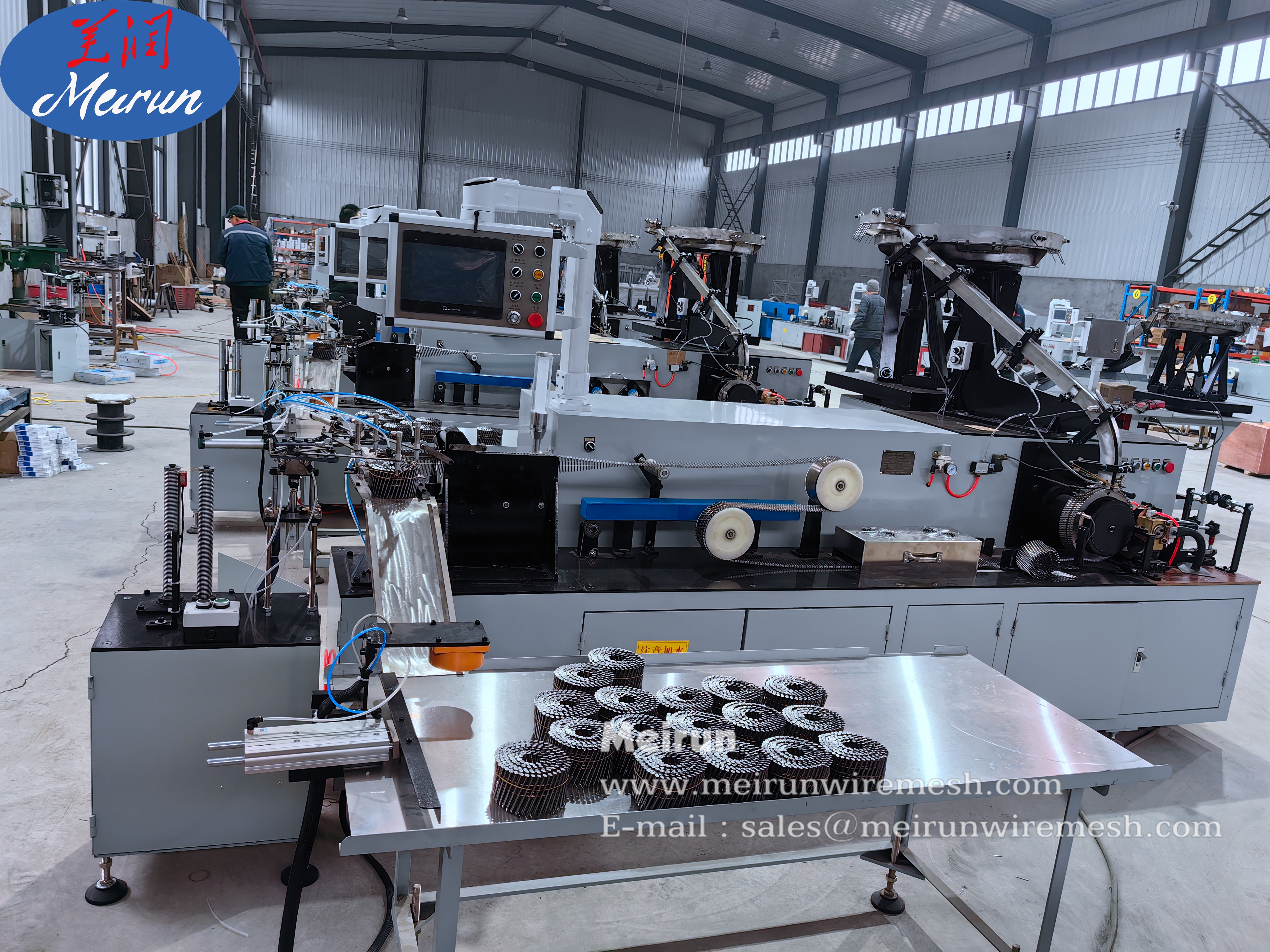 Nail Coils Rolling Making Machine 