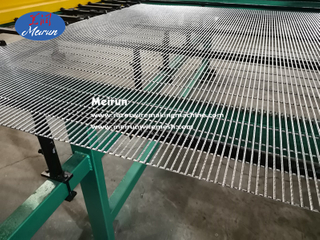 Rust Proof Wire Mesh Fence 358 Anti Climb Fence Making Machine