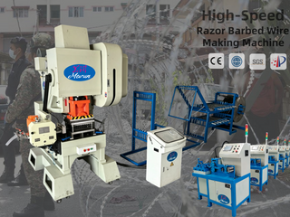 Superior Performance Razor Blade Wire Making Machine for Fencing&Security Barriers &Defense Applications